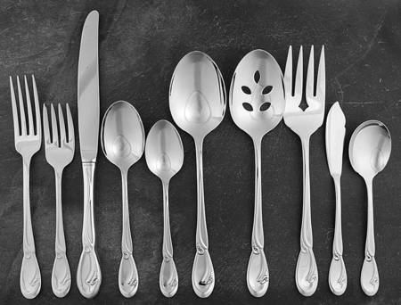 Calla Lily (Stainless) 45 Piece Starter Set