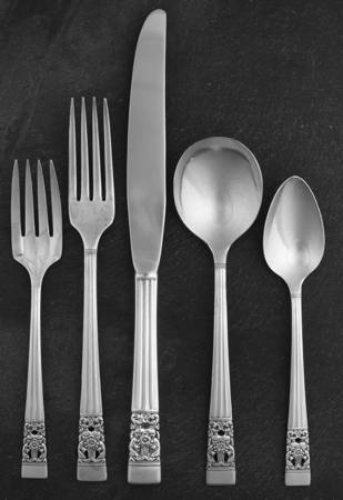 Coronation (Silverplate, 1936, No Mono) 40 Piece Estate Set