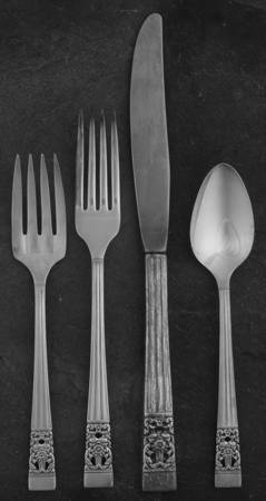 Coronation (Silverplate, 1936, No Mono) 4 Piece Place Setting