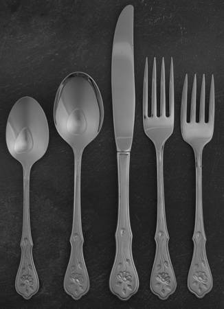 Dighton Rose (Stainless) 5 Piece Place Setting