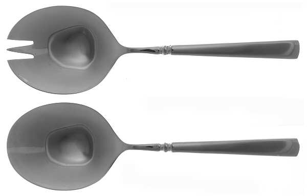 Easton (Stainless) (2 Pc) Solid Salad Set