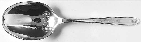Grosvenor (Silverplate, 1921, No Monograms) Large Solid Berry/Casserole Spoon by Oneida Silver