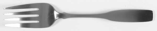 Paul Revere (Stainless) Medium Solid Cold Meat Serving Fork by Oneida Silver