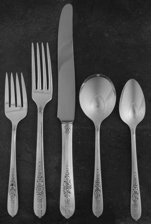 Royal Rose (Silverplate, 1939) 5 Piece Place Setting