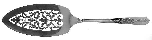 Royal Rose (Silverplate, 1939) Solid Pierced Pie Server