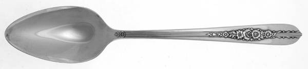 Royal Rose (Silverplate, 1939) Pierced Tablespoon (Serving Spoon)