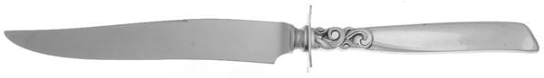 South Seas (Silverplate, 1955) Small Steak Carving Knife with Stainless Blade by Oneida Silver