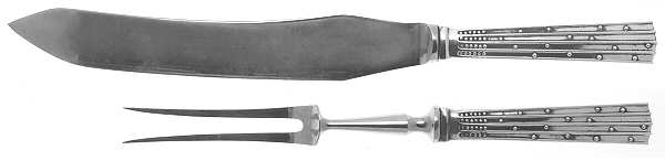 Champagne (Sterling) Small Stainless Blade 2-Piece Steak Carving Set