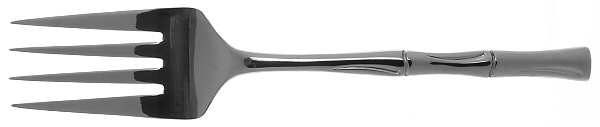 Bamboo (Stainless) Solid Serving Fork