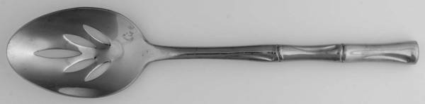 Bamboo (Stainless) Pierced Tablespoon (Serving Spoon)