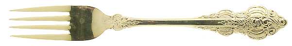 Golden Sutherland (Gold Electroplate) Fork by Oxford Hall