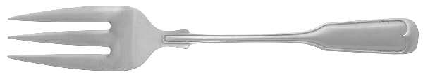 Old Concord (Stainless) Large Solid Cold Meat Serving Fork