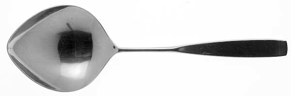 Secretariat (Stainless, Satin, Thin Handle) Solid Serving Spoon