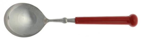 Fashion Wear-Red (Stainless) Solid Smooth Casserole Spoon