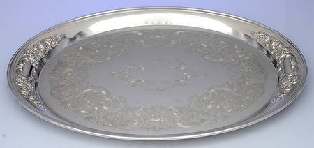 Castle Court (Silverplate, Hollowware) 21" Oval Serving Platter
