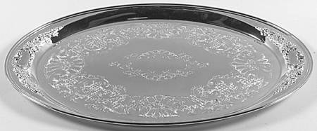 Castle Court (Silverplate, Hollowware) 19" Oval Serving Platter