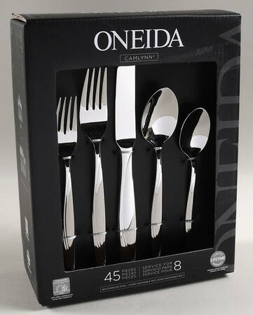 Camlynn Cleo (Stainless) 45 Piece Set