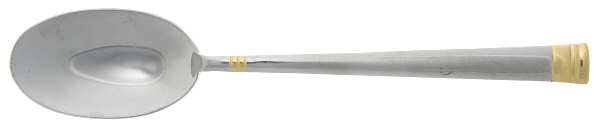 Golden Sunnybrook (Stainless, Gold Accent) Place/Oval Soup Spoon by Oneida Silver