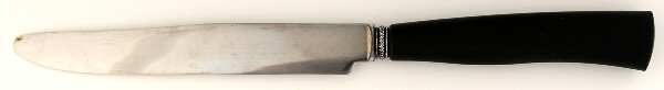 Scuba-Black (Stainless, Plastic) New French Hollow Knife by Oneida Silver