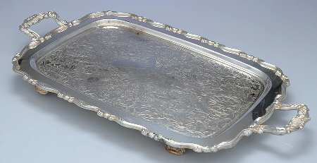 Ridgewood (Silverplate, Hollowware, Scalloped Edge) by Oneida Silver
