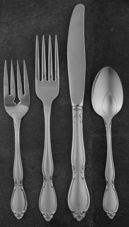 Satin Chatelaine (Stainless, Satin) 4 Piece Place Setting