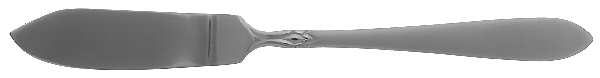 Simba (Stainless) Flat Handle Master Butter Knife by Oneida Silver