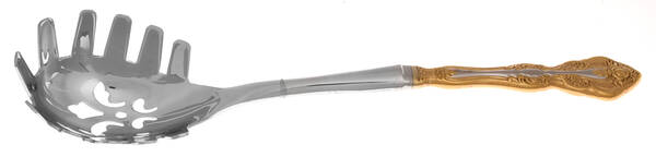 Golden Michelangelo (Stainless) Pasta Server with Stainless Bowl HC