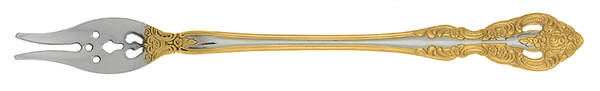 Golden Michelangelo (Stainless) Long Handle Olive Fork HC