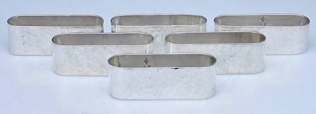 902 (Sterling, Hollowware) Napkin Ring - Set of 6