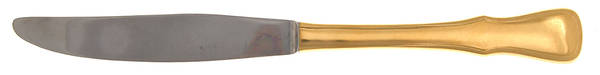 Achievement (Gold Electroplate) Modern Hollow Knife by Oneida Silver