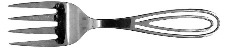 PBN3 (Stainless) Solid Serving Fork