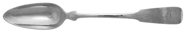 Fiddle (Sterling, 1800) Spoon-Chop/Serving-Solid