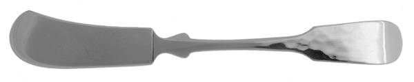 Fiddle (Sterling, 1800) Flat Handle Butter Spreader