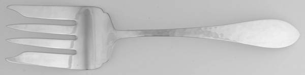 Pointed (Sterling, 1800) Large Solid Cold Meat Serving Fork