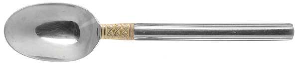 Golden Crossroads (Stainless, Gold Accent) Teaspoon