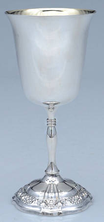 Lancaster Rose (Silverplate, Hollowware) Water Goblet