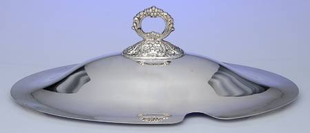 Lancaster Rose (Silverplate, Hollowware) Lid for Soup Tureen
