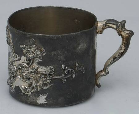 Silverplate Hollowware Silverplate Baby Cup by Poole Silver 
