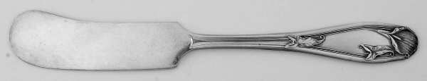 Two (Silverplate) Flat Handle Butter Spreader
