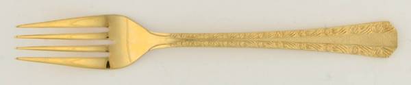 Gold Hammered Rose (Gold Electroplate) by Present
