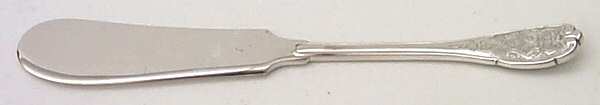 Elysee (Sterling, No Monograms) Flat Handle Butter Spreader