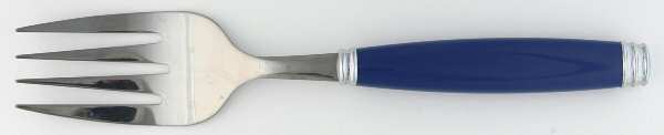 Tabletones-Blue Medium Solid Cold Meat Serving Fork