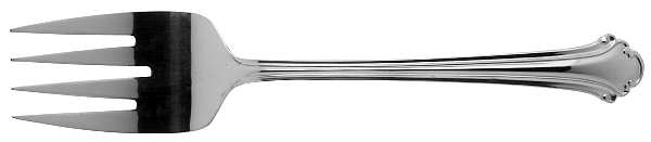 Medium Solid Cold Meat Serving Fork