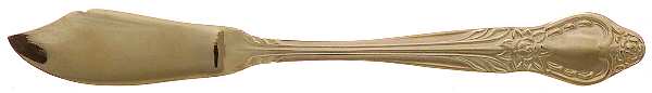 Antoinette (Gold Electroplate) Flat Handle Master Butter Knife