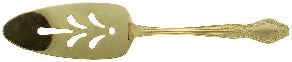 Antoinette (Gold Electroplate) Solid Pierced Pie Server