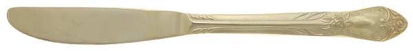 Antoinette (Gold Electroplate) Modern Solid Knife