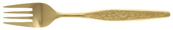 Golden Marguerite (Gold Electroplate) Individual Salad Fork