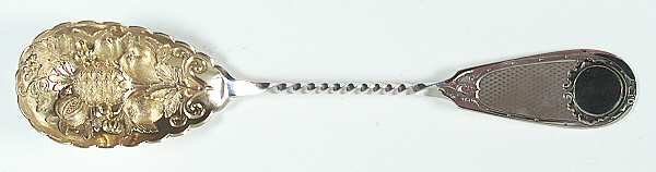 PKD1 (STERLING) Large Solid Berry/Casserole Spoon