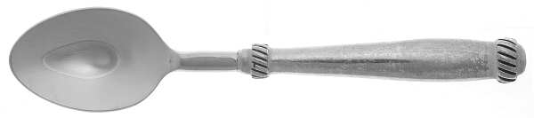 Twist (Silverplate Handle) Place/Oval Soup Spoon by Pottery Barn