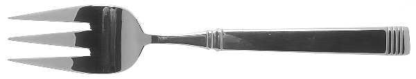 Nuance (Stainless) Large Solid Cold Meat Serving Fork